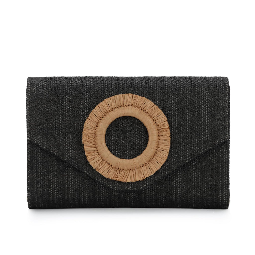 Straw Clutch Purses for Women Woven Evening Bag Summer Beach Bag for Party Weeding Vacation