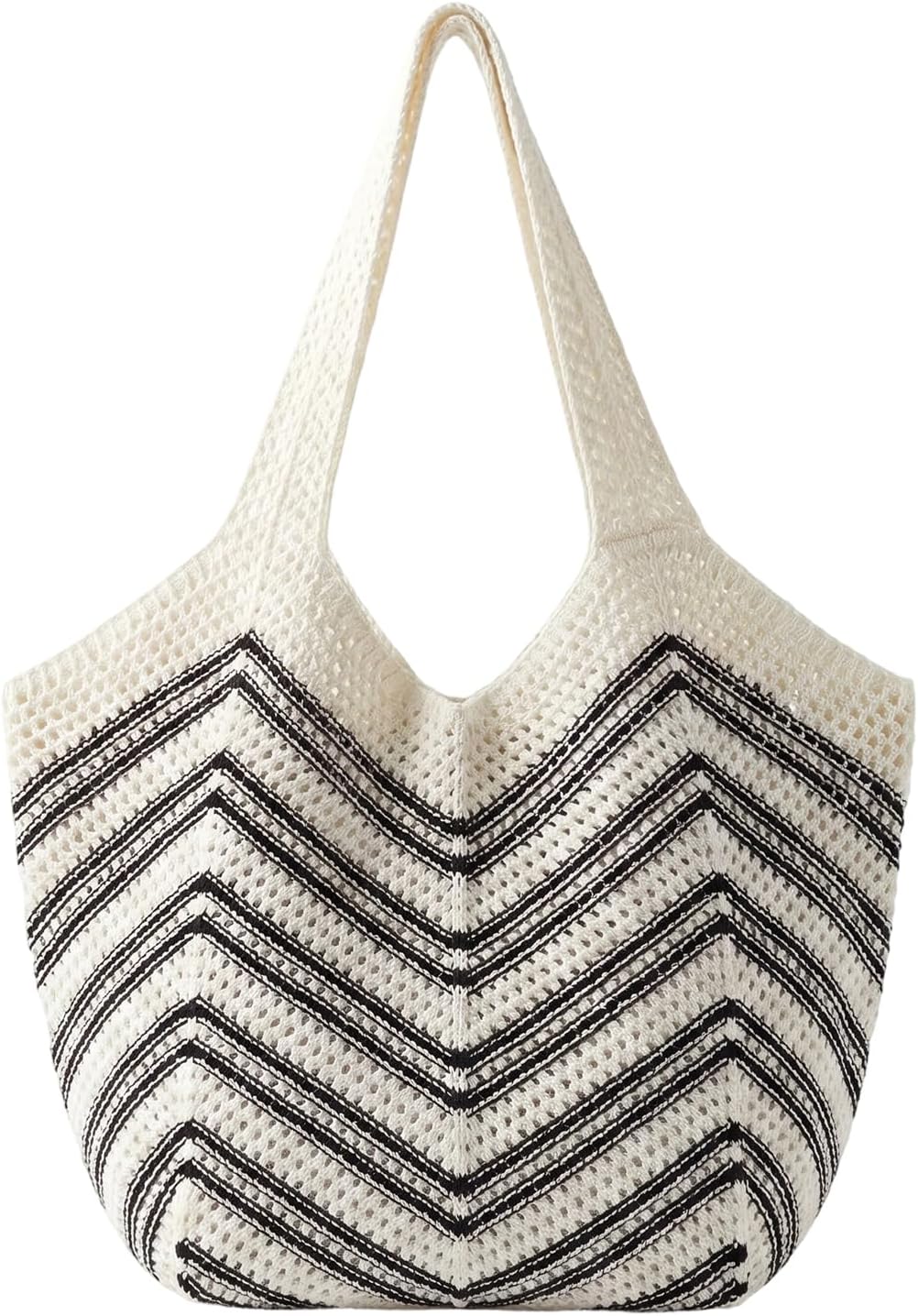 Beach Bags for Women Large Beach Tote Bag Summer Crochet Straw Woven Boho Holiday Shoulder Handbag