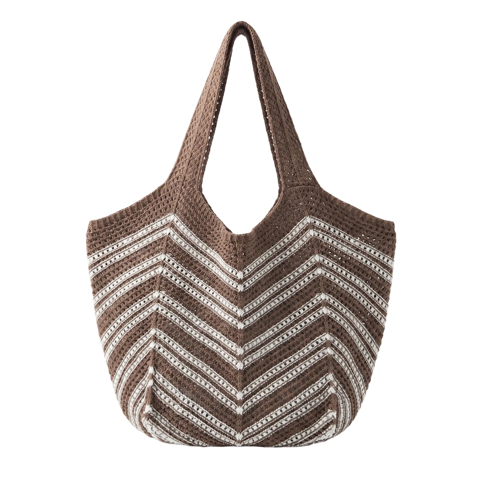 Beach Bags for Women Large Beach Tote Bag Summer Crochet Straw Woven Boho Holiday Shoulder Handbag